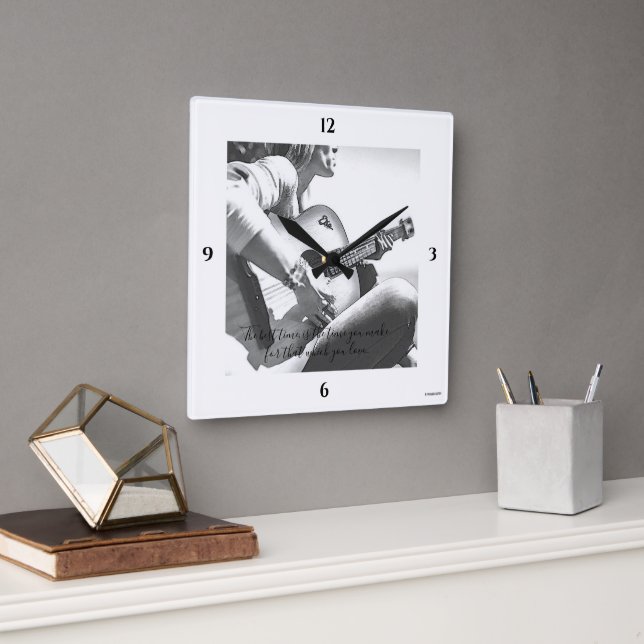 HAMbWG Female Guitarist-temavur klocka (Kontor)