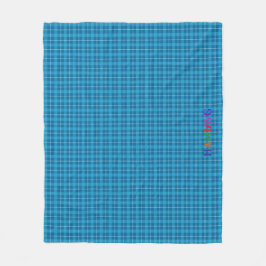 HAMbWG Fleece Blanket - L. Blue Play