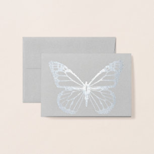 HAMbWG - Foil Card - Butterfly Mini Note Card Folierat Kort