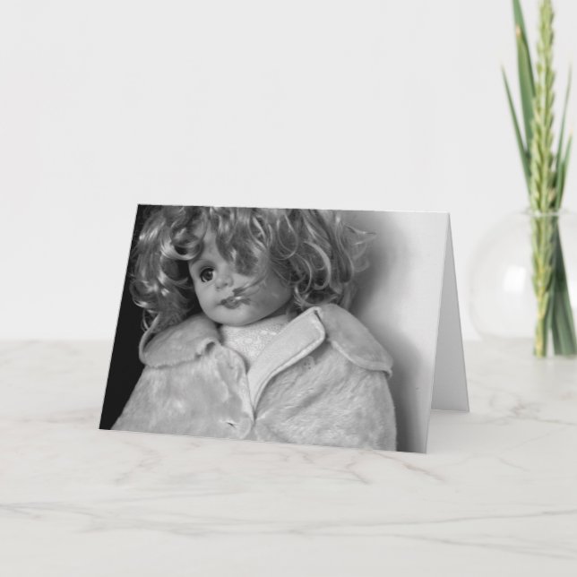 HAMbWG - Greeting Card - Girly Doll Kort (Framsida)