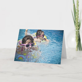 HAMbWG - Greeting Card - Unga flickor på golv Kort