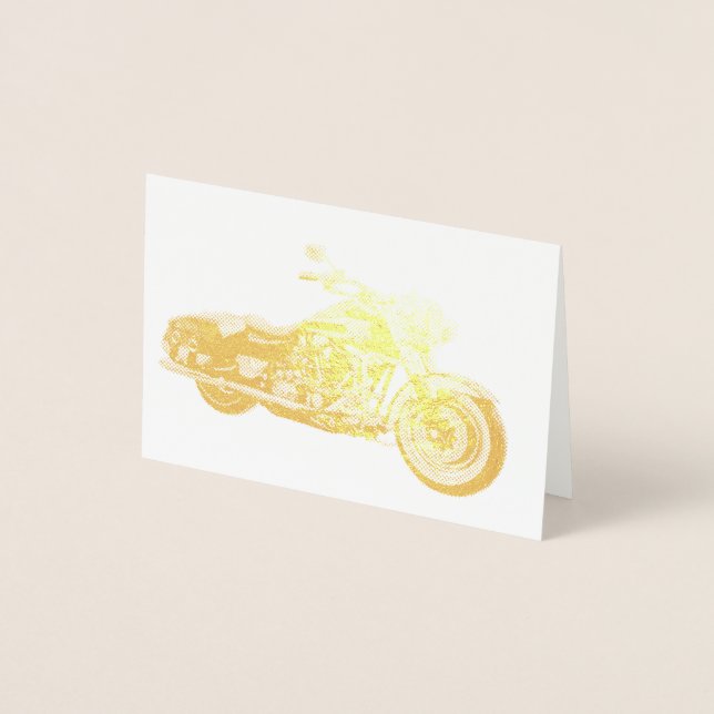HAMbWG - Guldoljekort - Motorcykel Folierat Kort (Framsida)