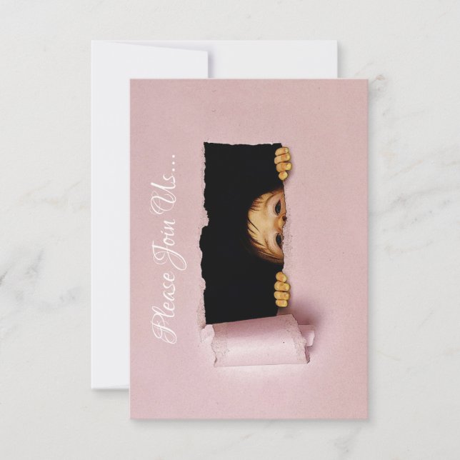 HAMbWG - Inbjudan - Peek-A-Boo Baby (Framsida)