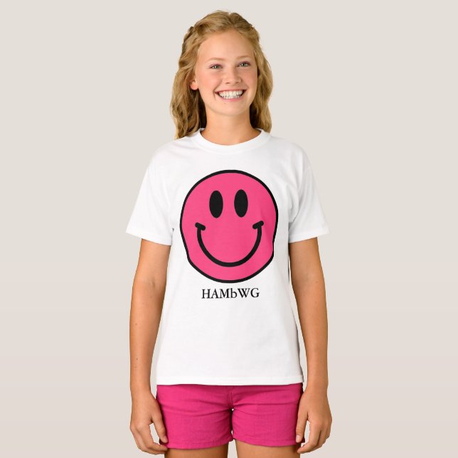 HAMbWG - Jersey - Rosa T-shirt (Hel framsida)