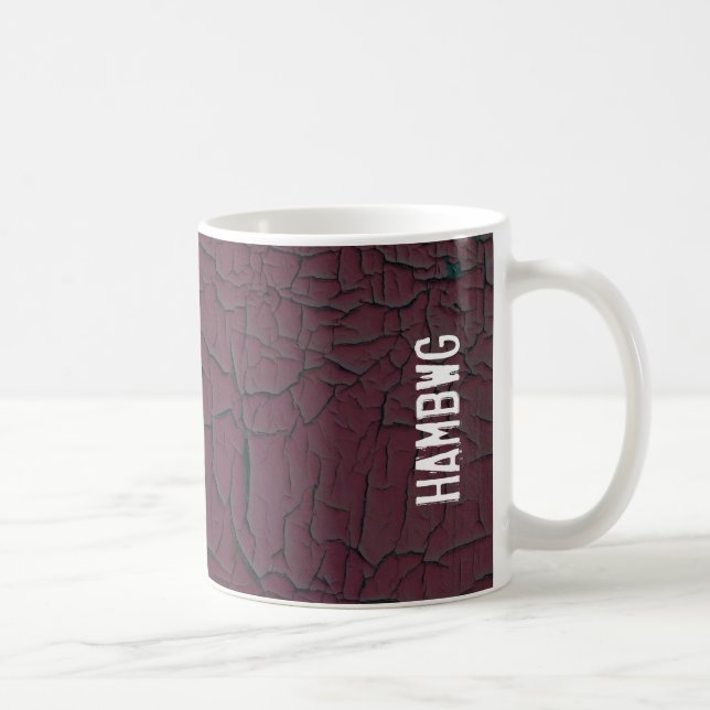 HAMbWG - Kaffe Mugg - Cherry Crackle Paint (Höger)