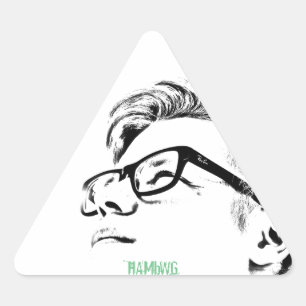 HAMbWG - klistermärke - Hipster