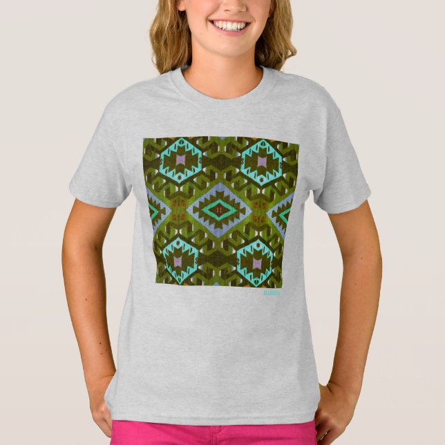 HAMbWG - Långärmad T-Shirt - Grönt Hipster (Framsida)
