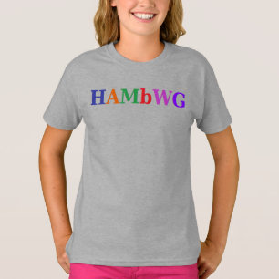 HAMbWG-Logotyp - 9 Färg - Fotbollsskena för flicko Tröja