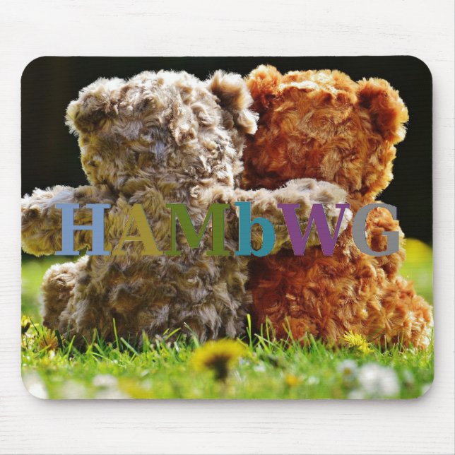 HAMbWG - Mouse Pad - Nalle Buddies Musmatta (Framsidan)