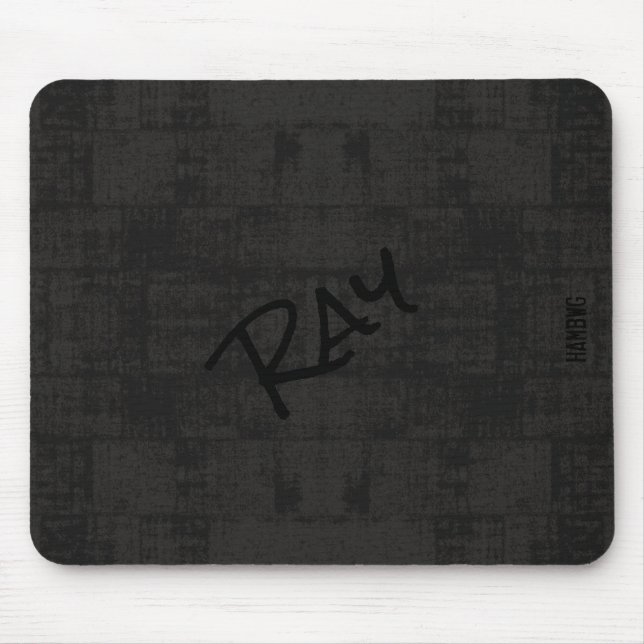 HAMbWG - Mousepad - Black Disted Musmatta (Framsidan)