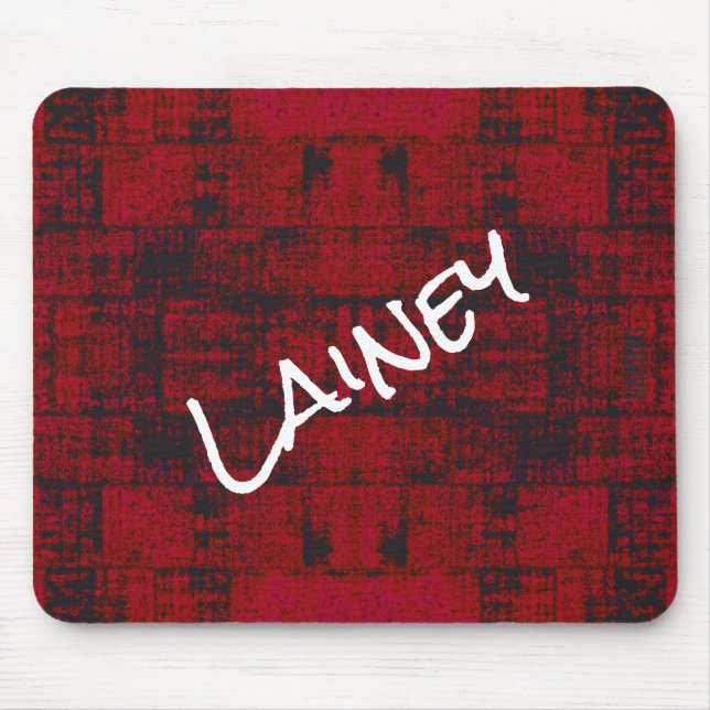 HAMbWG - Mousepad - Red Distress Musmatta (Framsidan)