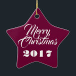HAMbWG - Ornament - Stjärna - anpassningsbar<br><div class="desc">HAMbWG - Ornament Star - anpassningsbar - Var noga med att anpassa både fram och tillbaka. Ornament kan vara vilken färg som helst, men vi valde Burgundy!</div>