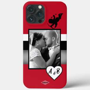 HAMbWG (Photo Cell Phone Case White Heart Graphic