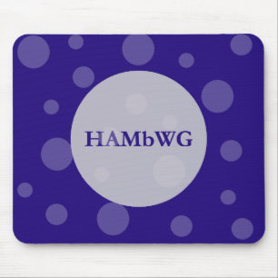 HAMbWG Polka dots på någon färg-bakgrund Musmatta
