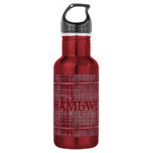HAMbWG Red/Red-Vattenflaska (18 oz)