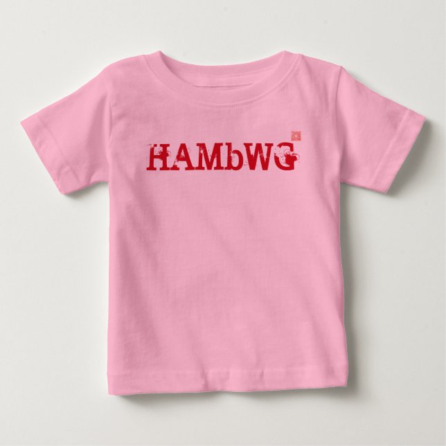 HAMbWG - Rosa w/Red Pullover Hoodie T-shirt (Framsida)
