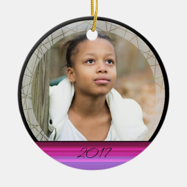 HAMbWG - Rund ornament - Fuschia (Framsidan)