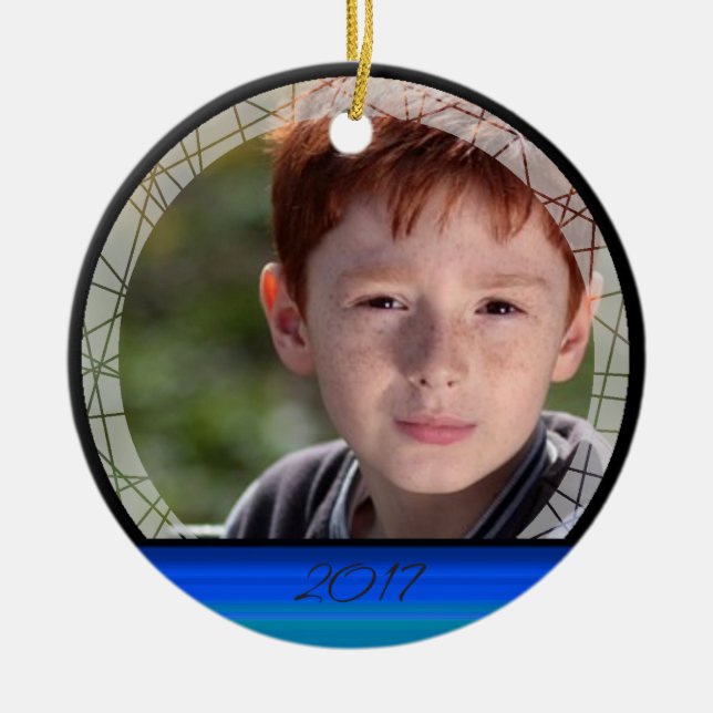 HAMbWG - Rund ornament - Royal Blue (Framsidan)