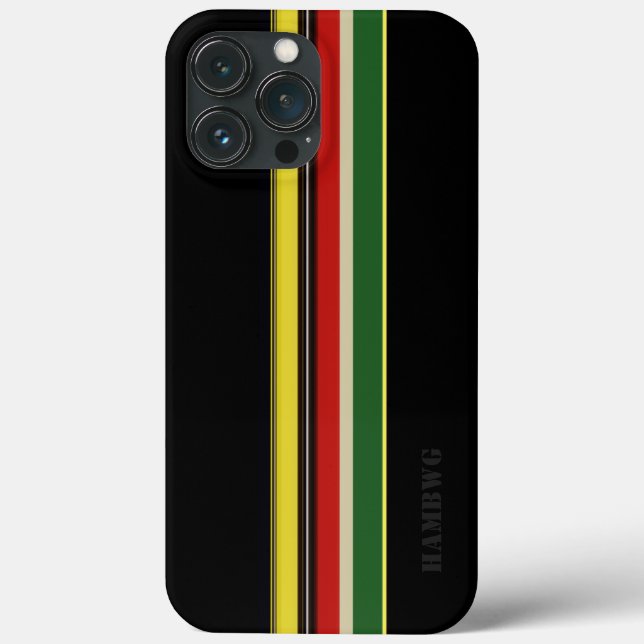 HAMbWG - Samsung Cell Phone Case - Black w Färg (Baksida)