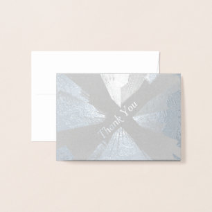 HAMbWG - Silver Foil Card - Tack - City Folierat Kort
