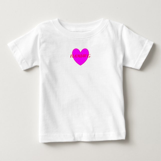 HAMbWG Småbarn Långärmad T - Violet Heart Tee (Framsida)