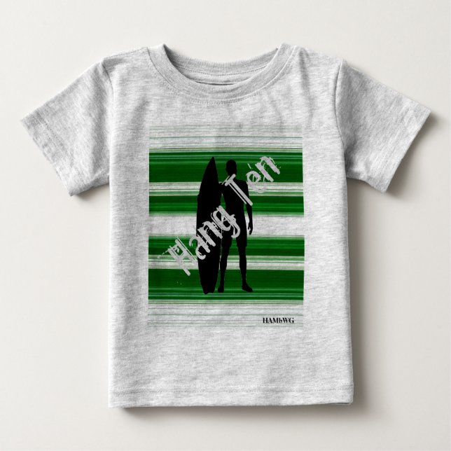 HAMbWG - Småbarn Shirt - hang Ten Tee Shirt (Framsida)
