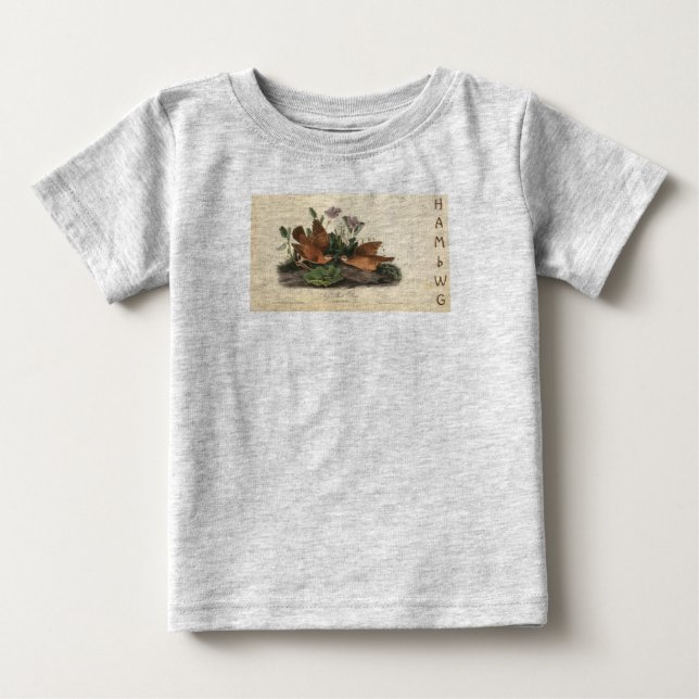 HAMbWG Småbarn Turtle Dove - Långärmad T-Shirt (Framsida)