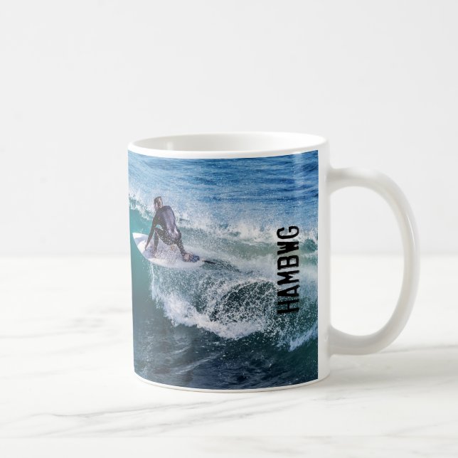 HAMbWG - Surfer kaffe Mugg (Höger)