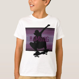 HAMbWG - T Shirt - Amethyst SkateBoarder
