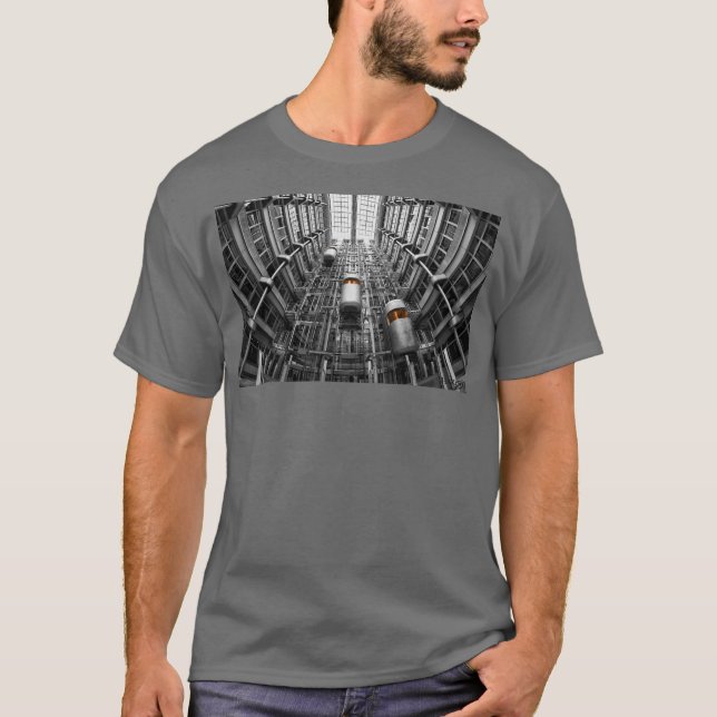 HAMbWG - T-Shirt - Architecture - Elevators Lg (Framsida)