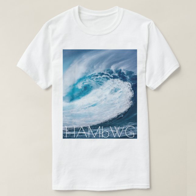 HAMbWG - T-Shirt - Wave (Design framsida)