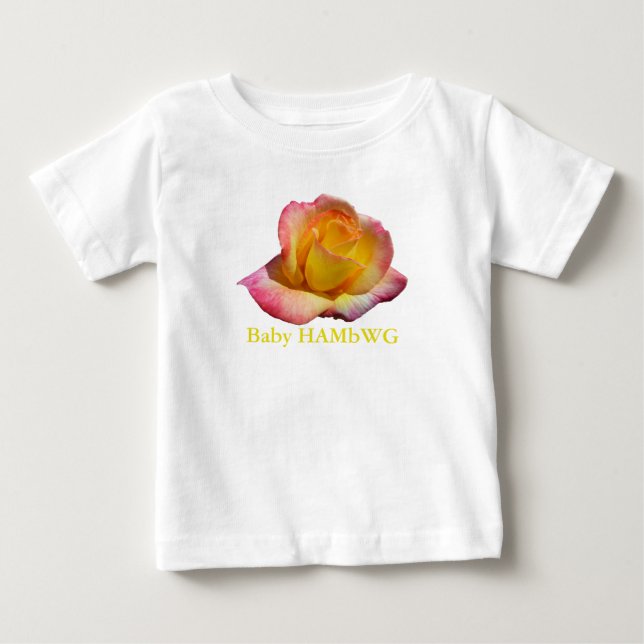 HAMbWG - T-Shirts - Gult Peach Ro (Framsida)