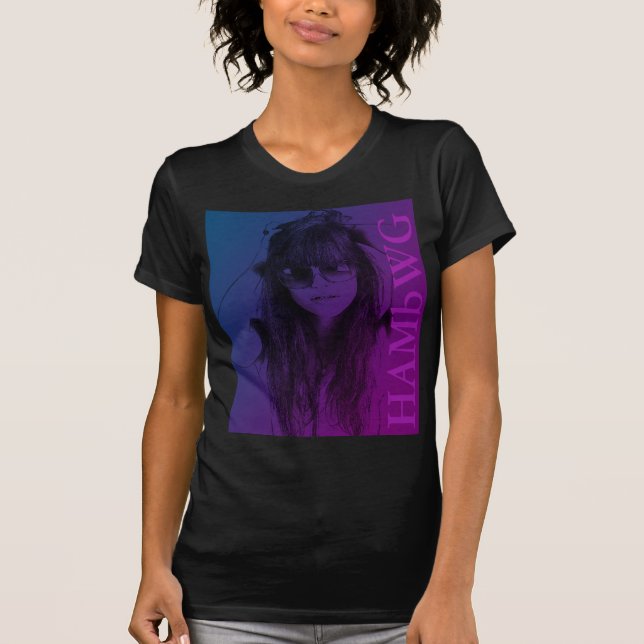 HAMbWG - T-Shirts - HAMbWG - Flickor som visar hår (Framsida)