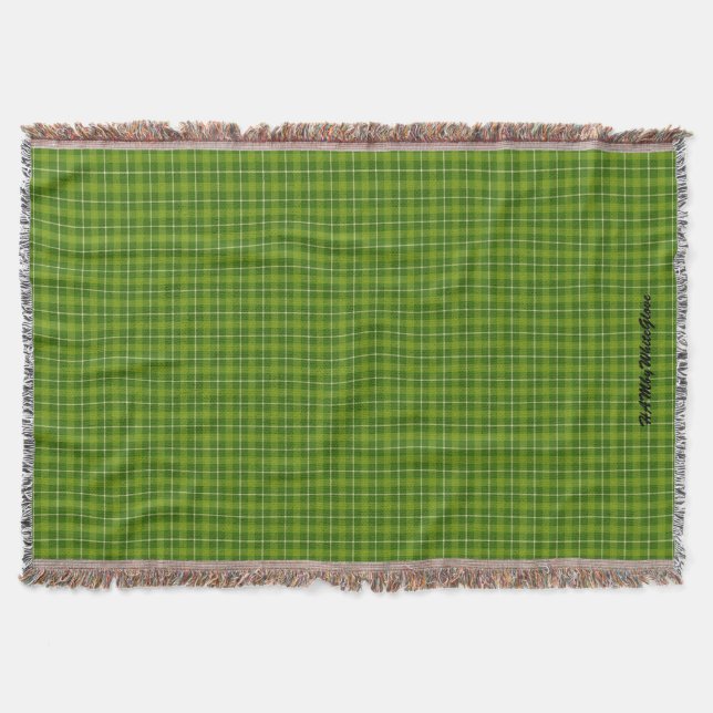 HAMbWG Throw Blanket - L. Grönt Play Mysfilt (Framsidan)