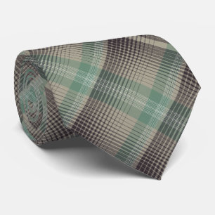 HAMbWG - Tie - Bone w Black and Sage Diag. Gammal Slips