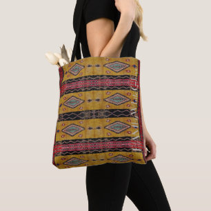 HAMbWG - Tote Bag - Bohemian Gult, Black Tygkasse