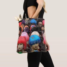 HAMbWG - Tote Bag - Colorful Wigs Tygkasse
