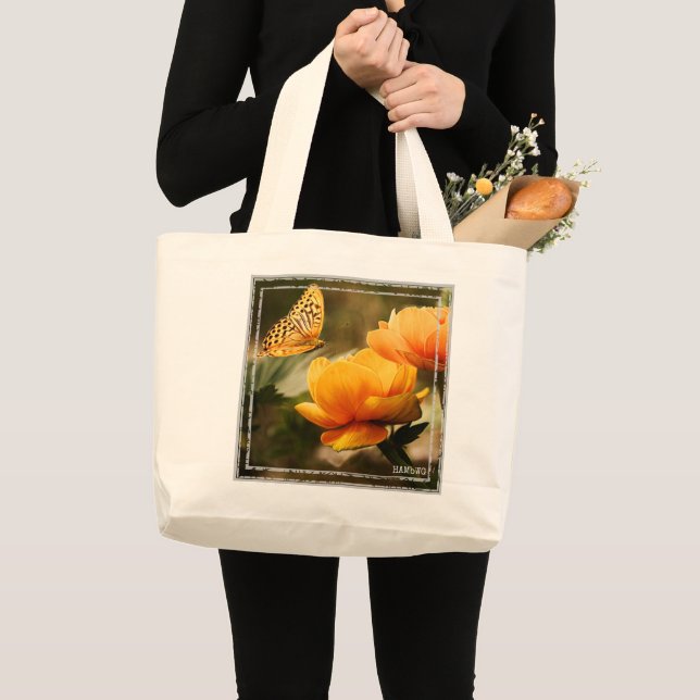 HAMbWG - Tote Bag - Orange Jumbo Tygkasse (Framsida (produkt))