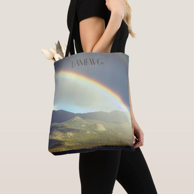 HAMbWG - Tote Bag - Regnbåge Tygkasse (Närbild)