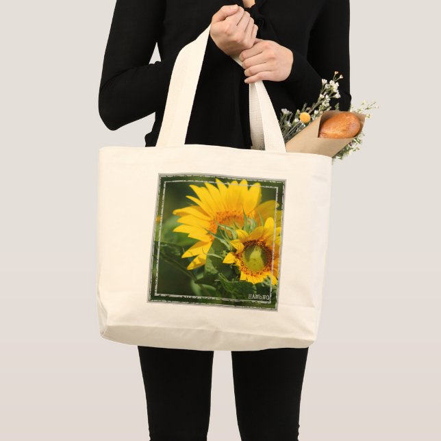 HAMbWG - Tote Bag - Solros Jumbo Tygkasse (Framsida (produkt))