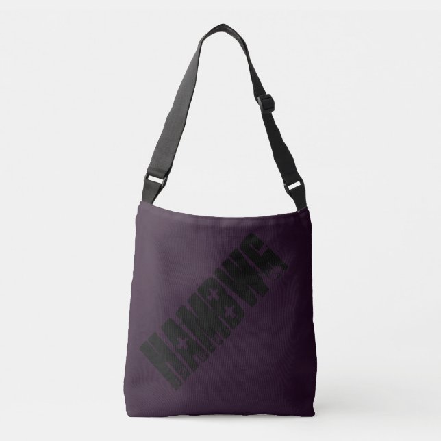 HAMbWG - Tote Bag - Svart HAMbWG-Logotyp Axelväska (Framsida)