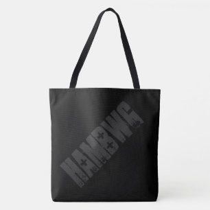 HAMbWG - Tote Bag - Svart HAMbWG-Logotyp Tygkasse