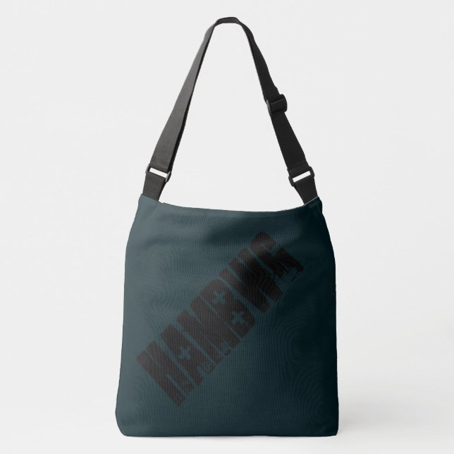 HAMbWG - Tote Bag - Teal - HAMbWG-Logotyp Axelväska (Framsida)