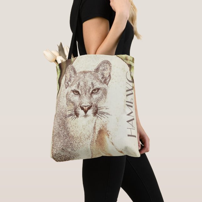 HAMbWG - Tote bags - Cougar Tygkasse (Närbild)