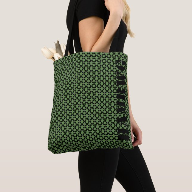 HAMbWG tote bags - mönster för återvinning Tygkasse (Närbild)