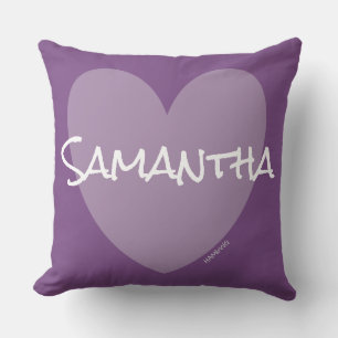 HAMbWG Vanity Pillow Heart i alla färg med namn Kudde