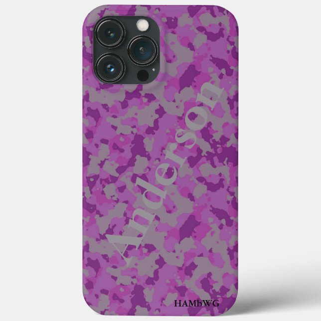 HAMbWG Xtreme Telefonfodral - Rosa Grå Kamouflage (Baksida)
