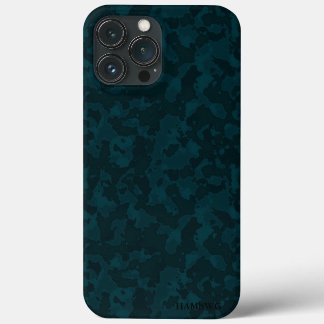 HAMbWG Xtreme Telefonväska - Teal Camouflage (Baksida)