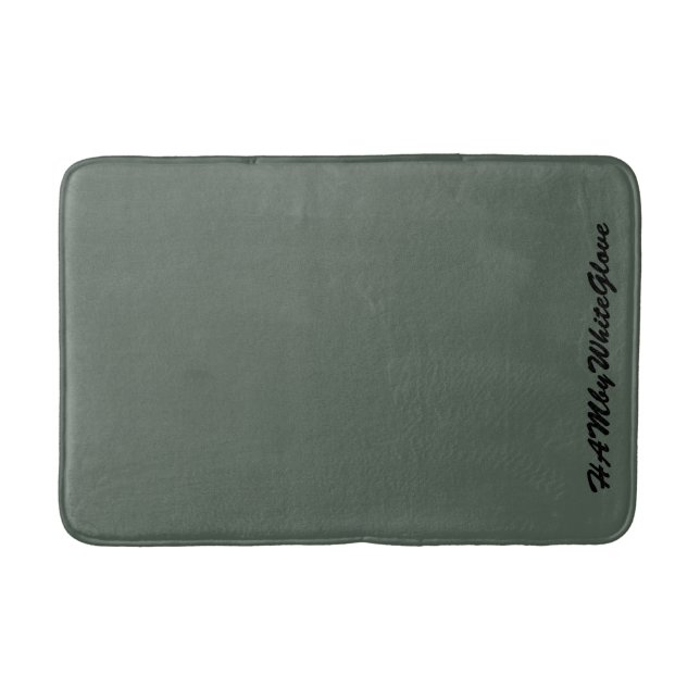 HAMbyWG - 3 storlekar Bath Mat - HAMbWG Spruce-Grö Badrumsmatta (Framsidan)