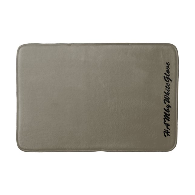 HAMbyWG - 3 storlekar Bath Mat - HAMbWG Taupe Badrumsmatta (Framsidan)